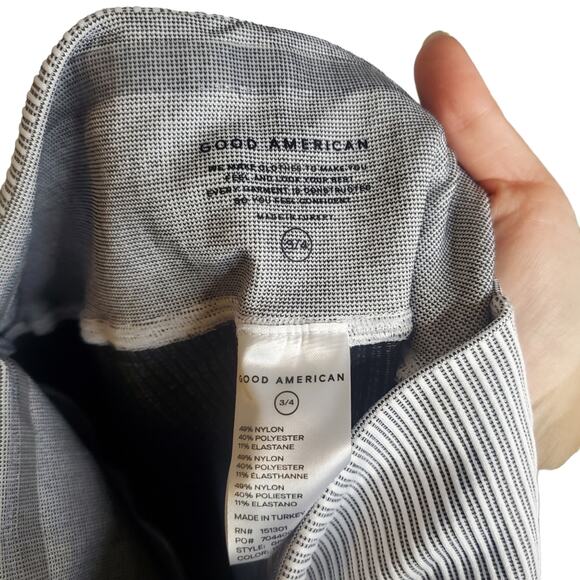 GOOD AMERICAN Seamless Core Power Ribbed Leggings Size Large - XL NWT Brand NEW - Picture 7 of 16